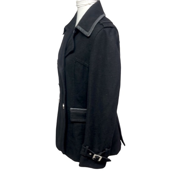 Express Double Breasted Wool Blend Pea Coat - Picture 3 of 8